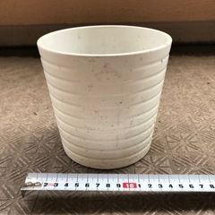 植木鉢　白色その一