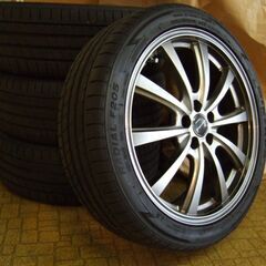【値下げしました！超美品4本セット】MANARAY 18インチ 7J 5H pcd100 + MINERVA F205 225/40 R18 2022年製の画像