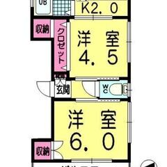 ★家賃７万円・２K物件★JR山手線『田端』駅徒歩13分♪都市ガス・１フロア１世帯♪通勤やお出かけにも便利♪ - 荒川区