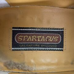 【Spartacus】 スパルタカス 革靴 ビジネスシューズ 24.5cm 黒 J0908の画像