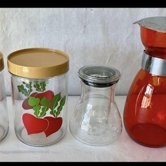 ★⭐︎保存容器2個＋冷酒セット＋ピッチャー 4点セット 昭和レトロ 瓶
