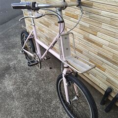 中古GIANT ジャイアント ミニベロ 8段変速 420MM 軽整備済み 防犯登録対応 町田市 相模原市 MM705の画像
