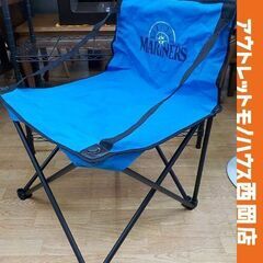 フォールディングチェア ブルー シアトルマリナーズ キリン・淡麗キャンペーン アウトドアチェア バーベキュー キャンプ 西岡店の画像