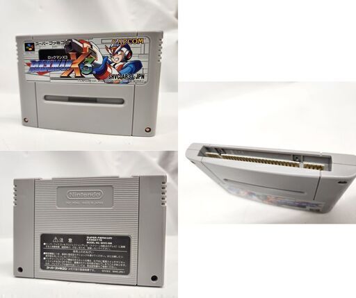 SFC スーパーファミコンソフト ロックマンX3 箱 説明書 ハガキ