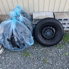 軽商用バンのタイヤホイールセットです