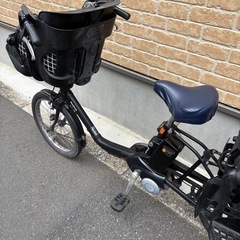 パナソニック 電動アシスト自転車 子供 3人の画像