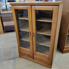 【愛品倶楽部柏店】生松工芸 SEISYO 2枚扉ミドル書棚 ウェ...
