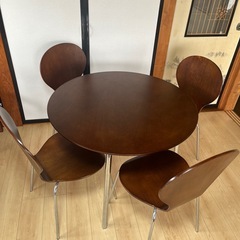 ニトリダイニングテーブル&チェアセット