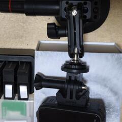 アクションカメラ　インスタ360 AcePro バッテリー3個、スタンド、自撮り棒の画像