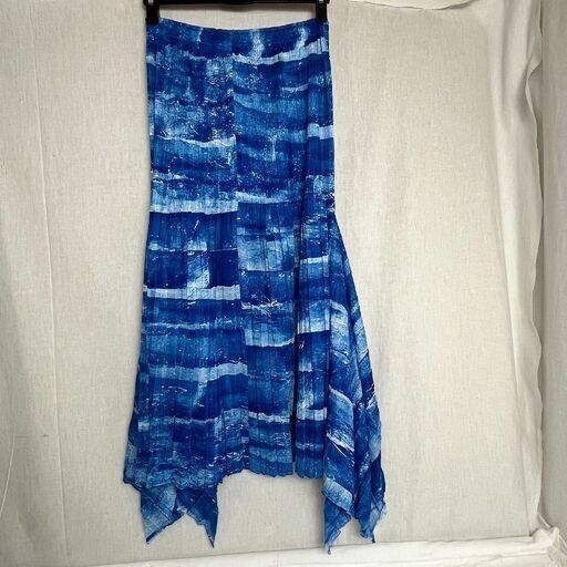 PLEATS PLEASE プリーツプリーズ 柄 デザインス スカートPP31-JG924 イッセイミヤケ[中古]