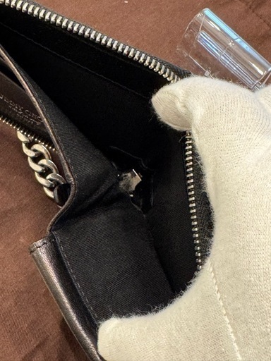 jimmy choo ジミーチュウ　ウォレットチェーン財布