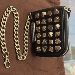 jimmy choo ジミーチュウ　ウォレットチェーン財布