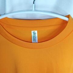 【新品未定】glimmer 公式スポーツ原型オレンジ 長袖 Tシャツ Mサイズの画像