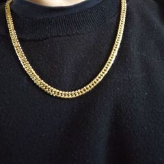 6面ダブル喜平ネックレス　こだわりの中折れ金具！クレイジーエンジ...