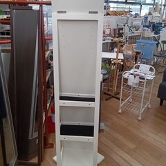 ★ジモティ割あり★  ミラー付き収納 ホワイト H161×D38×W37 クリーニング済み TK4973の画像