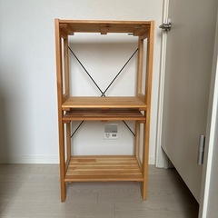 受け渡し者確定　木製ラック