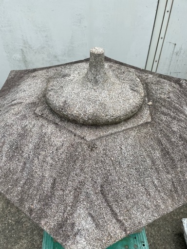 ④ 灯篭　雪見灯籠　燈篭　庭　古民家　飾り　高さ75cm