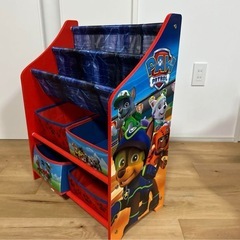 パウパトロール　おもちゃ収納、本棚の画像
