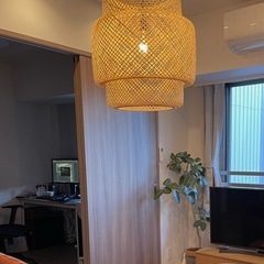 【購入者決定済】SINNERLIG スィネリグ ペンダントランプ, 竹の画像