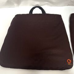 【R628】Gゼロクッション/無重力/デスクワーク/腰痛/デスクワーク/お尻痛くない/カバー付き/ゲルクッション/2個セット/中古/現状品の画像