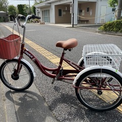 自転車　三輪車　20インチ　折りたたみ　値下げ交渉OK！