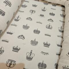 ベビーベッド 折り畳み 簡易ベッド 被災時やおでかけにの画像