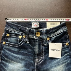 新品　ロデオクラウンズ　スキニーデニム　インディゴ系　サイズ23の画像