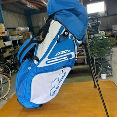 美品 Sun Mountain C130S ゴルフバッグ スタンド付き ブルー