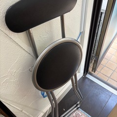 折りたたみチェア　黒　【無料！】