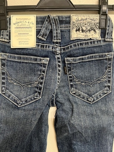 新品　ロデオクラウンズ　スキニーデニム　ブルー　サイズ23