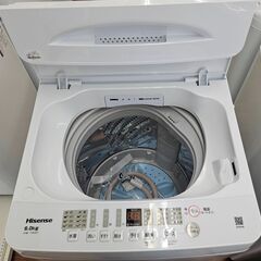 6ヶ月保証付き！！！　ハイセンス　洗濯機　HW-T60H　2022年製　【ジャングルジャングル堺初芝店】の画像