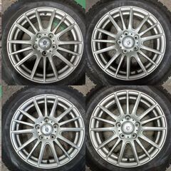 ほぼ新品溝 195/65R16 2022年 ﾅﾝｶﾝ ｽﾀｯﾄﾞﾚｽ＆Weds G-MACH ｱﾙﾐ4本