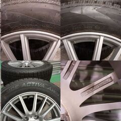 ほぼ新品溝 195/65R16 2022年 ﾅﾝｶﾝ ｽﾀｯﾄﾞﾚｽ＆Weds G-MACH ｱﾙﾐ4本