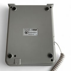 シンプル 電話機 白 固定電話 家電の画像