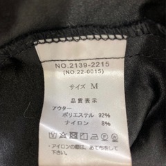 FIKA. ファー付き黒ジャケットの画像