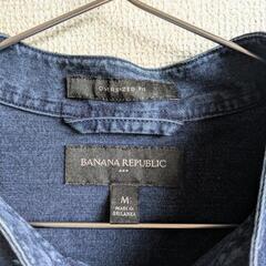 BANANA REPUBLIC メンズ　M デニム　シャツ　長袖の画像