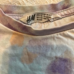 H&M タイダイTシャツ　子供の画像