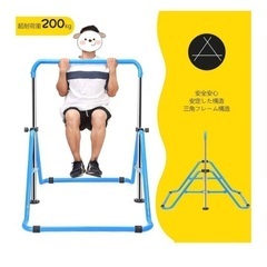 【今日17時までに来られる方】鉄棒　ブルーの画像