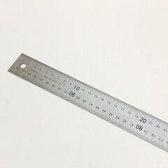 stp-3137　ヤマヨ　定規　1m　100cm　左右両基点両切タイプ　ステンレス　艶消し　直尺　ものさし　検査　製図の画像