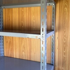 ⚠️トラック手配出来次第すぐ処分します ◾️引き渡し可能日→5/13.14◼️（訳あり）5段収納棚【引き取り限定】の画像