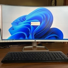 HP 34インチ曲面モニター　ジャンク品