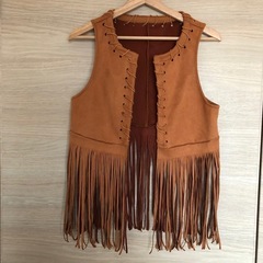 【美品】ダンス 衣装 仮装 XS ウエスタン ベスト SHEIN...