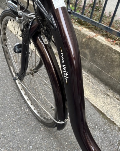 YAMAHA パスウィズ　電動自転車　管070422