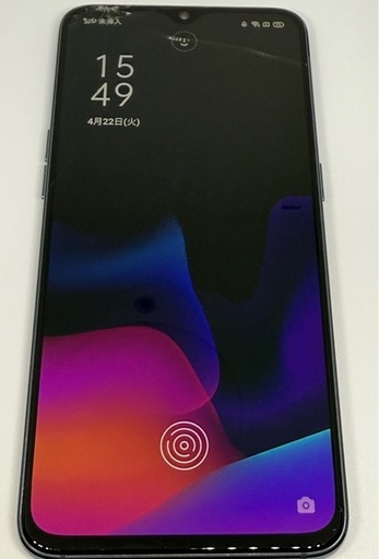 oppo r17 pro 画面割れあり　エメラルドグリーン