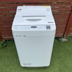 SHARP ES-TX5E 2021年製 洗濯機5.5kg 