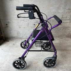 竹虎　歩行車　ハッピーミニ　カゴ付き　歩行器　手押し車　移動用品　介護　ブレーキ付き　の画像