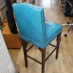 【川崎市宮前区リサイクルオフ】VINCENT　英国ヴィンテージチェア　ターコイズの画像