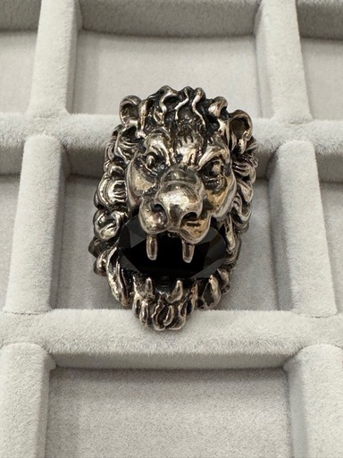 GUCCI グッチ　ライオンヘッドリング　13号