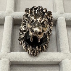 GUCCI グッチ　ライオンヘッドリング　13号