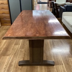 ダイニングテーブル〈カリモク製〉【町田市再生家具】250243の画像